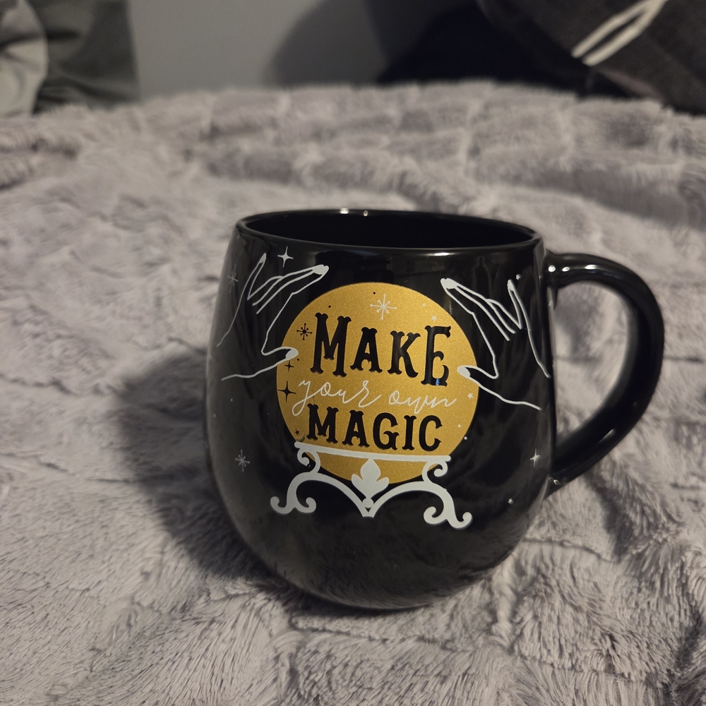 💲3️⃣Add On Item:Black and Gold Magic Mug